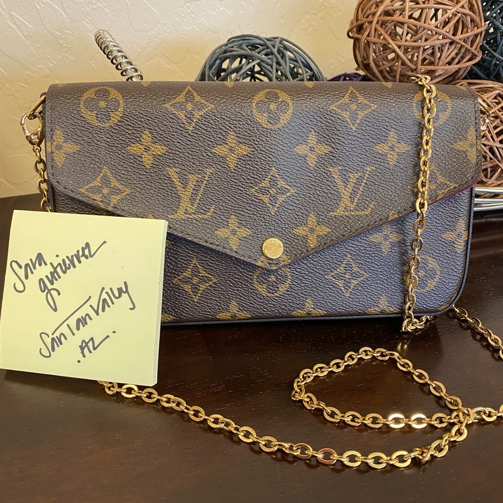 Louis Vuitton Pochette Felicie w/chain